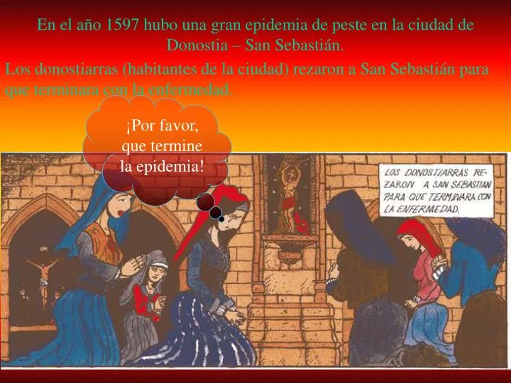 en el a o 1597 hubo una gran epidemia de peste en la ciudad de donostia san sebasti n
