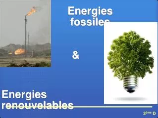 energies fossiles