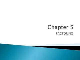 Chapter 5