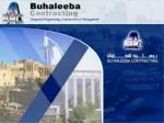 Buhaleeba Contracting: Premier Engineering Solutions in the UAE - slide 1