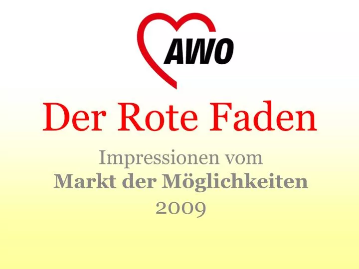 der rote faden