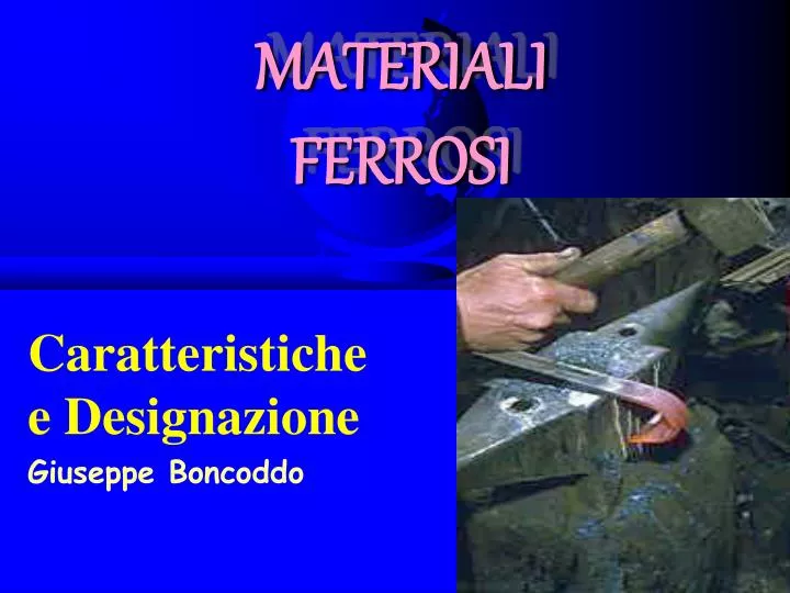 materiali ferrosi