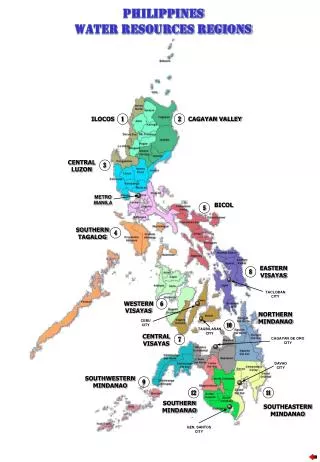 PHILIPPINES WATER RESOURCES REGIONS