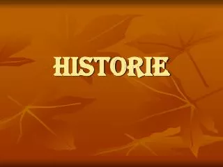historie