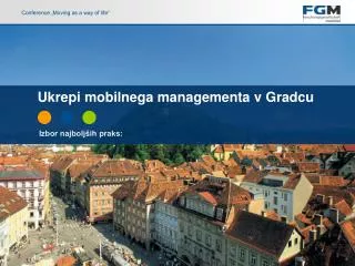 ukrepi mobilnega managementa v gradcu