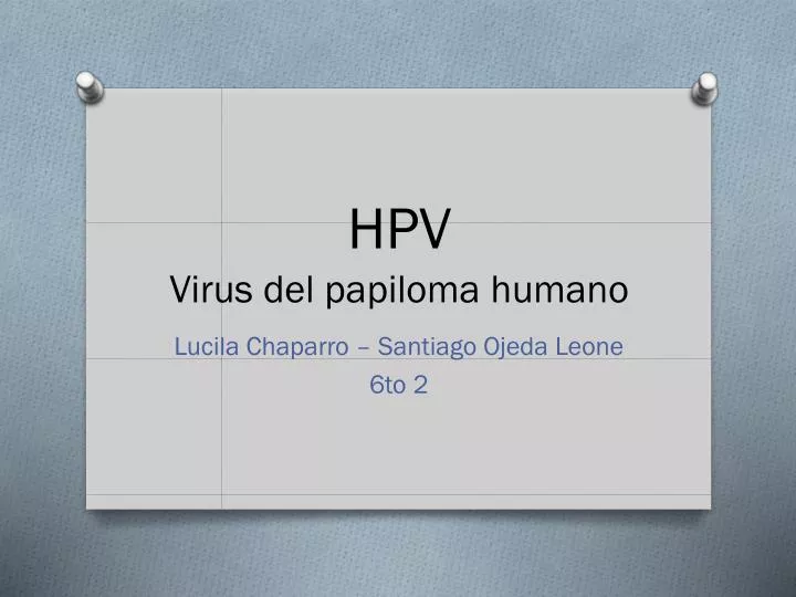hpv virus del papiloma humano