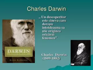 charles darwin