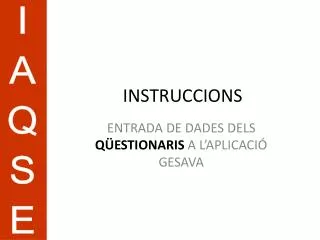 instruccions