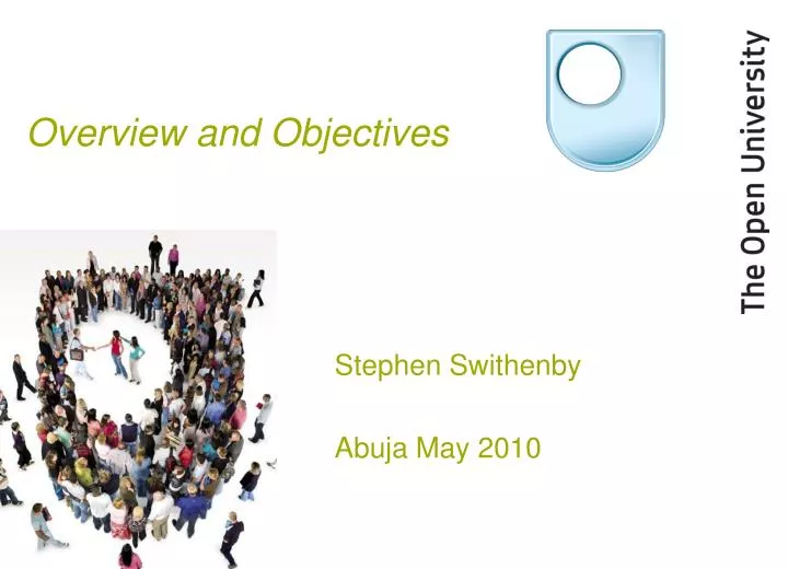 overview and objectives