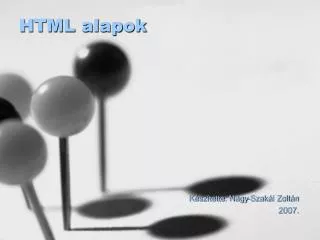 html alapok