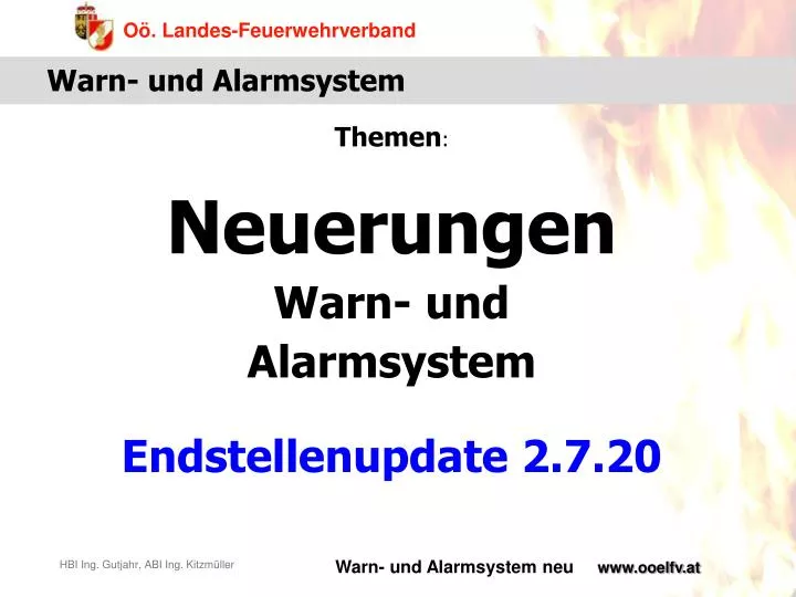 themen neuerungen warn und alarmsystem endstellenupdate 2 7 20