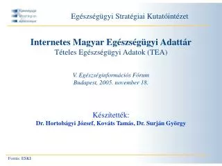 eg szs g gyi strat giai kutat int zet