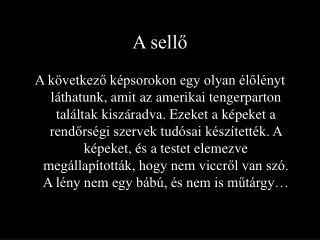 a sell