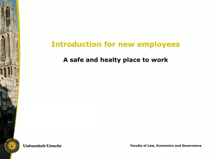 introduction for new employees