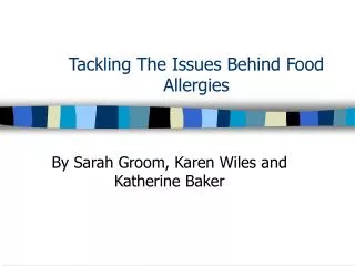 Tackling The Issues Behind Food Allergies