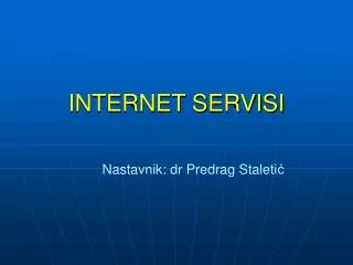 internet servisi