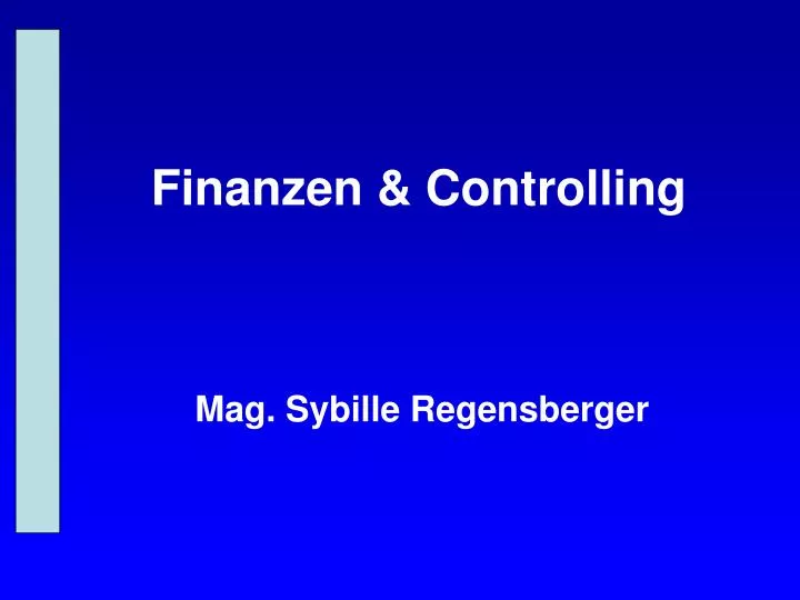 finanzen controlling