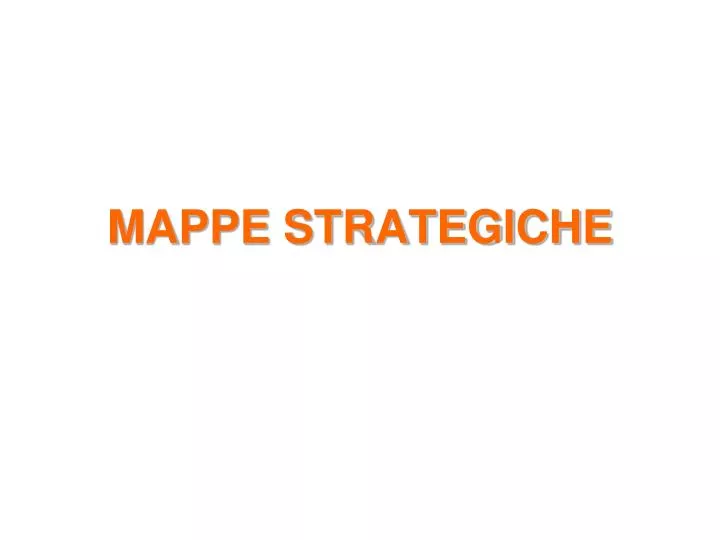 mappe strategiche