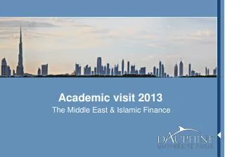 Academic visit 2013