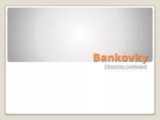 bankovky