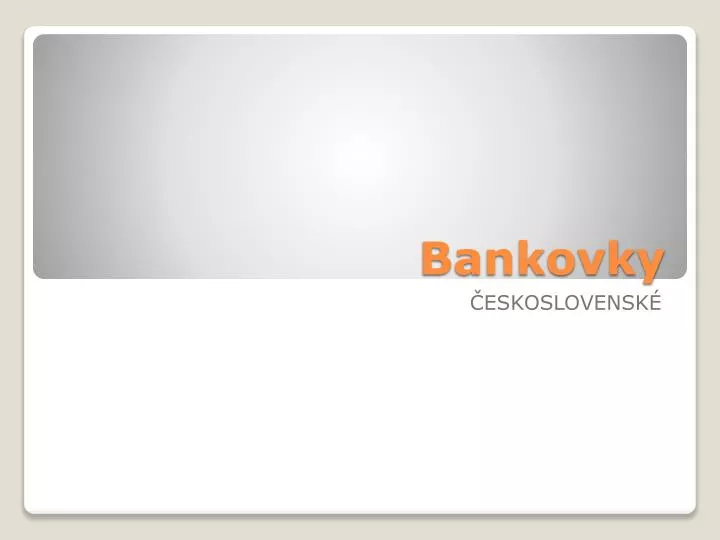 bankovky