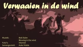 verwaaien in de wind