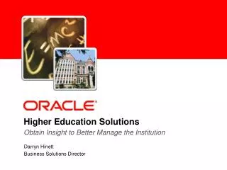 Higher Education Solutions