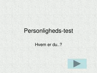 personligheds test