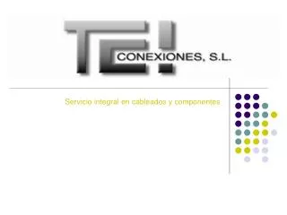 servicio integral en cableados y componentes