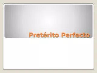 pret rito perfecto