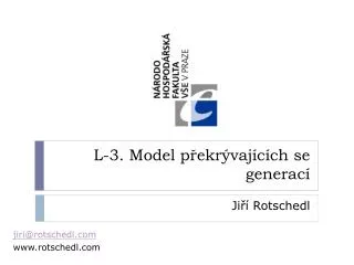 l 3 model p ekr vaj c ch se generac