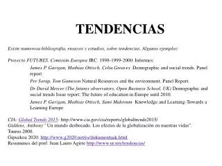 tendencias
