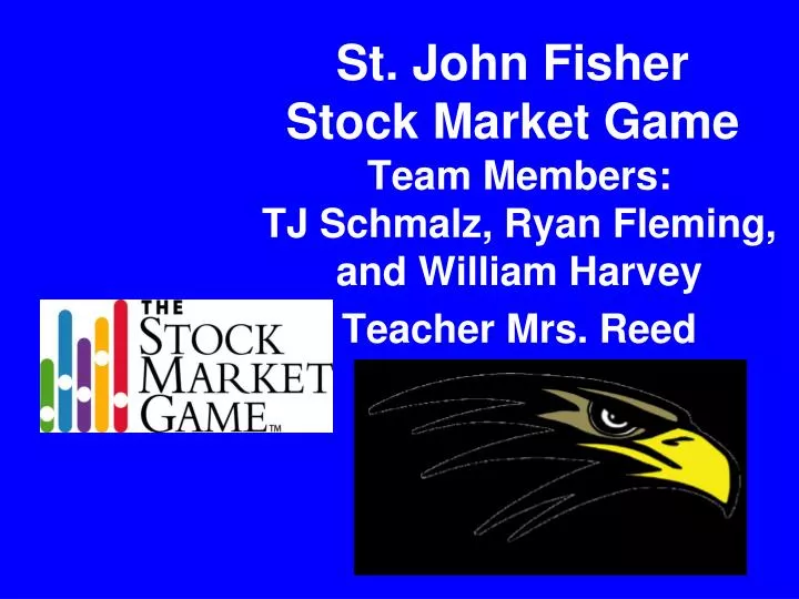 st john fisher stock market game