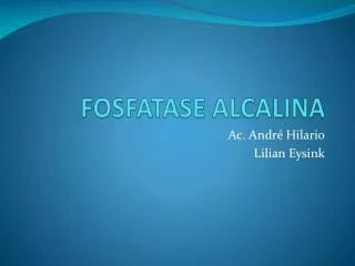 fosfatase alcalina