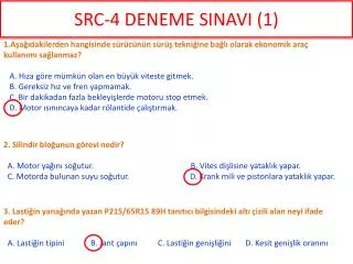 src 4 deneme sinavi 1