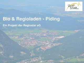 bio regioladen piding ein projekt der regiostar eg