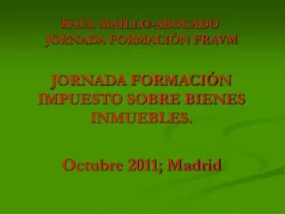 ra l ma llo abogado jornada formaci n fravm