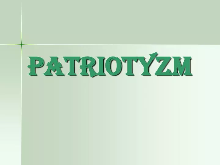 patriotyzm