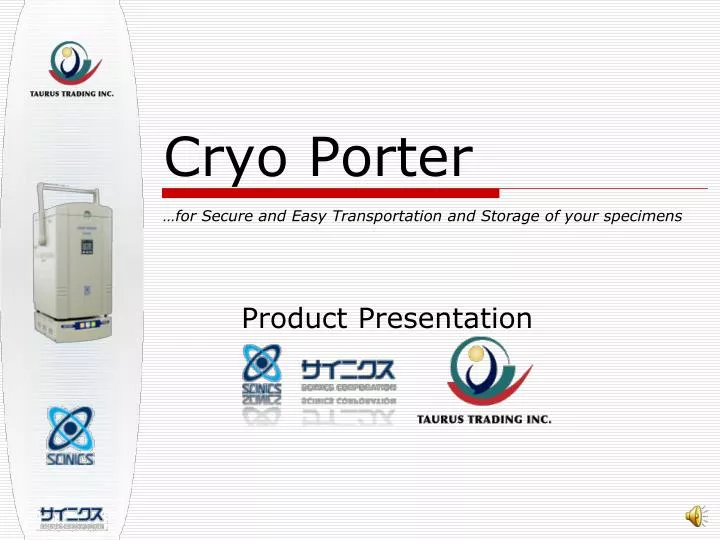 cryo porter for secure and easy transportation and storage of your specimens
