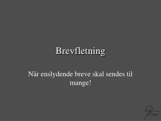 brevfletning