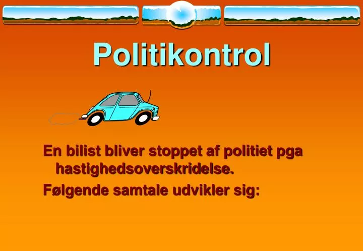 politikontrol