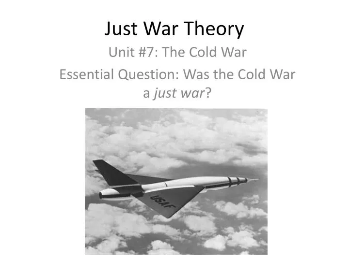 just war theory