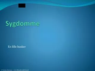 sygdomme