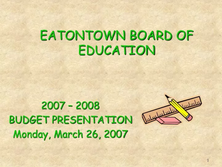 eatontown board of education