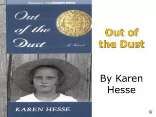 Out of the Dust By Karen Hesse