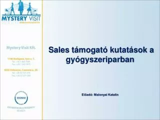 sales t mogat kutat sok a gy gyszeriparban el ad malonyai katalin