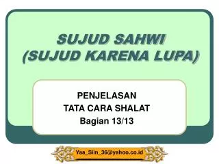 sujud sahwi sujud karena lupa