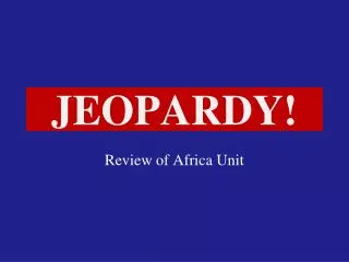jeopardy