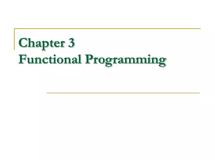 chapter 3 functional programming