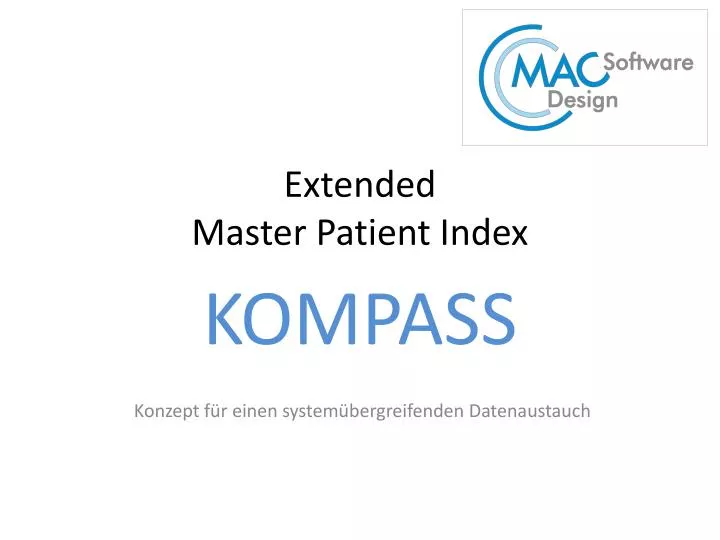 extended master patient index